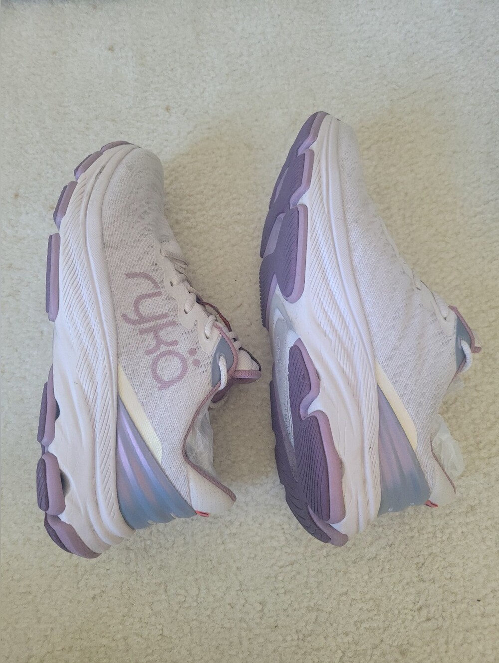 Ryka Women's Light Pink Athletic Walking Shoes - Picture 3 of 10